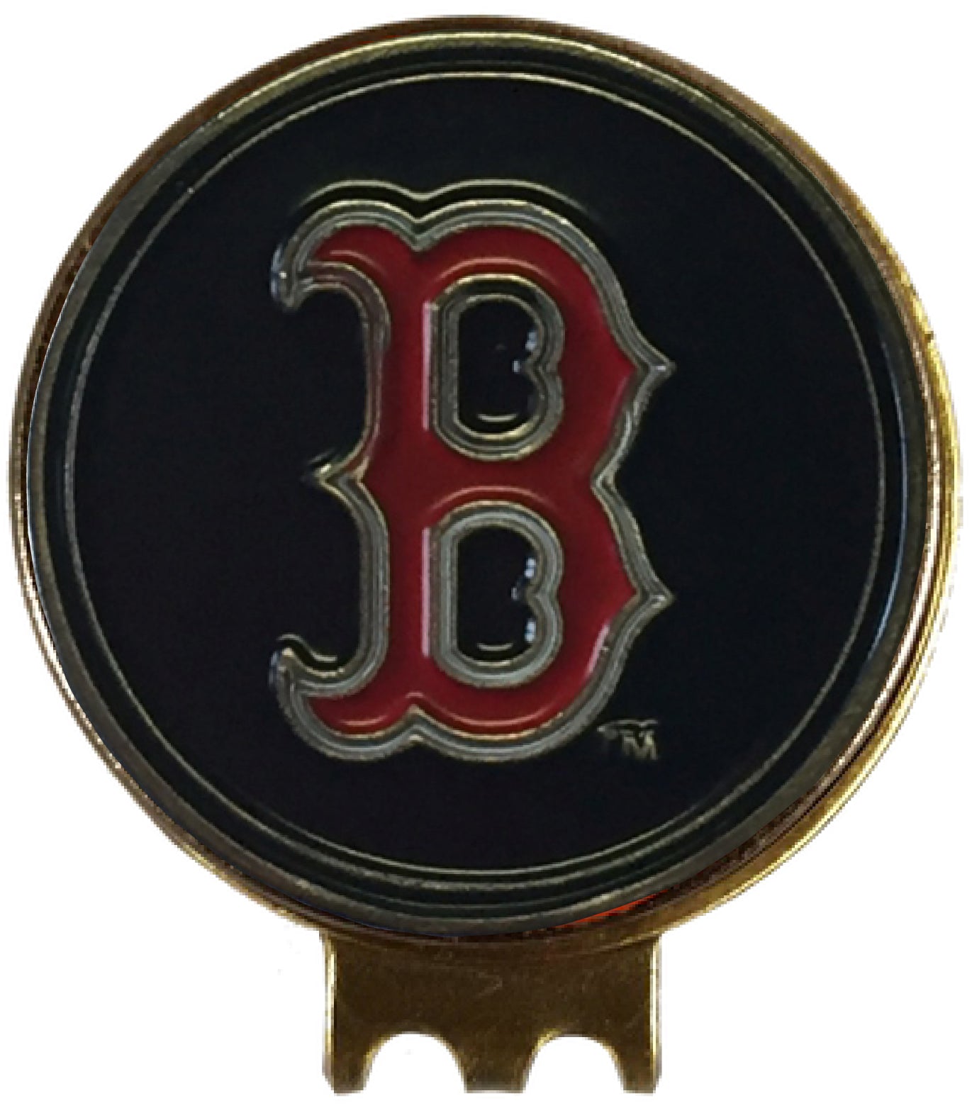 Boston Red Sox Cap Clip with 2 Golf Ball Markers